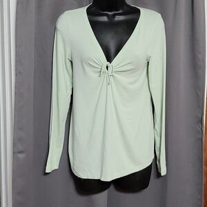 GAP Maternity longsleeve shirt light green size XS